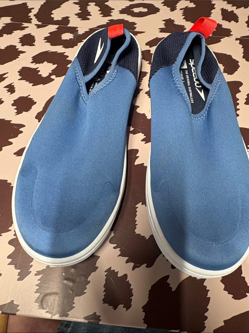 Speedo Blue Surfwalker beach booties water shoes size S 7-8